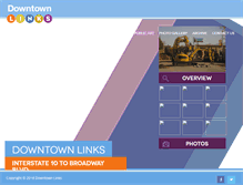 Tablet Screenshot of downtownlinks.info
